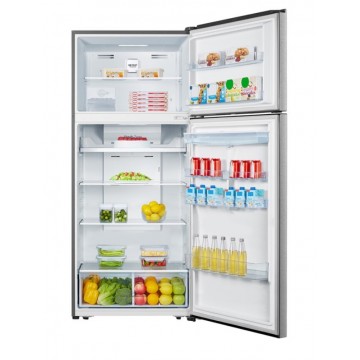 Hisense Ψυγείο Δίπορτο 553lt Total NoFrost Υ185.2xΠ79.4xΒ72.6εκ. Inox RT728N4WCE1